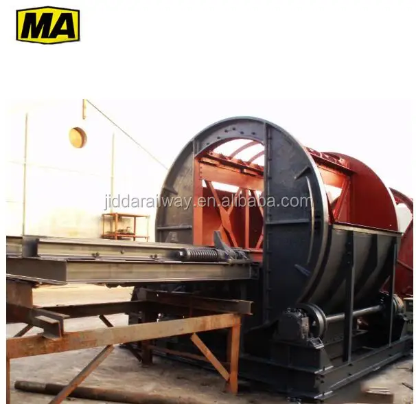 rotary rail car dumper